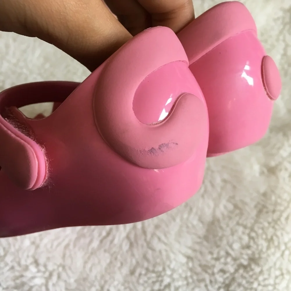 Mini Melissa Pink Cat Girls Shoes Size 7
